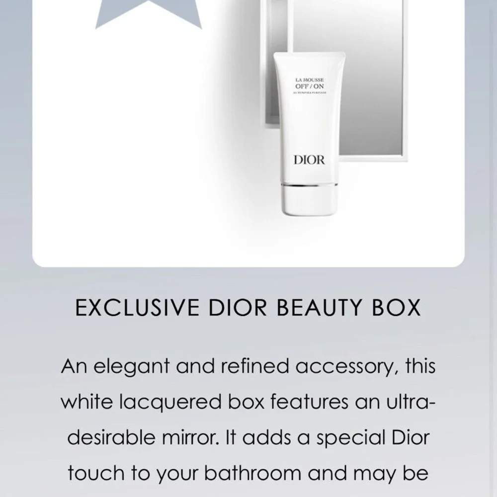Dior Exclusive Vanity Case/Box New
